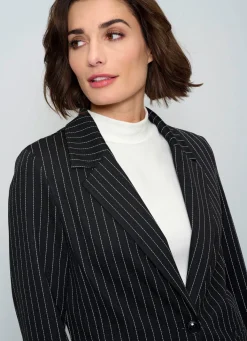 Damen BADER Blazer mit Streifendessin