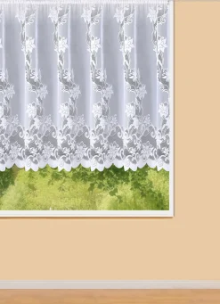 BADER Blumenfenster-Store mit Faltenband