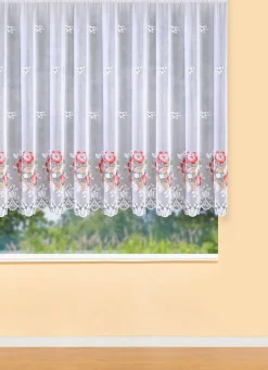 BADER Blumenfenster-Store mit Universalschienenband