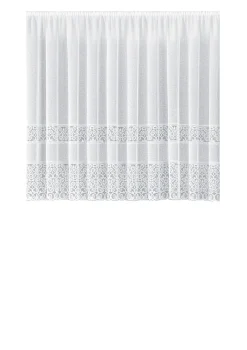 BADER Blumenfenster-Store mit Universalschienenband