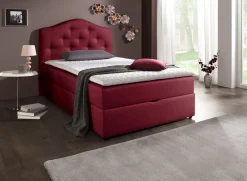 BADER Boxspringbett mit Bettkasten und Topper