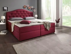 BADER Boxspringbett mit Bettkasten und Topper