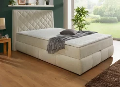 BADER Boxspringbett mit Bettkasten und Topper