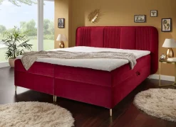 BADER Boxspringbett mit Bettkasten und Topper