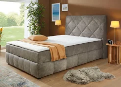 BADER Boxspringbett mit Bettkasten und Topper