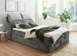 BADER Boxspringbett mit Bettkasten und Kaltschaumtopper