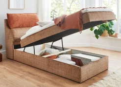 BADER Boxspringbett mit Bettkasten und Kaltschaumtopper