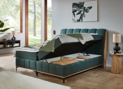 BADER Boxspringbett mit Bettkästen und Kaltschaum-Topper