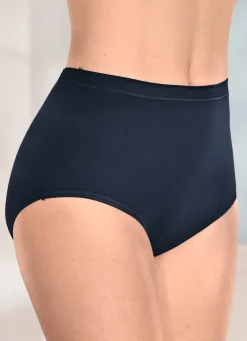Damen brio lingerie Fünferpack Slips mit elastischen Abschlüssen