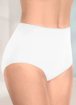 Damen brio lingerie Fünferpack Slips mit elastischen Abschlüssen