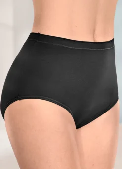 Damen brio lingerie Fünferpack Slips mit elastischen Abschlüssen