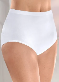 Damen brio lingerie Fünferpack Slips mit elastischen Abschlüssen