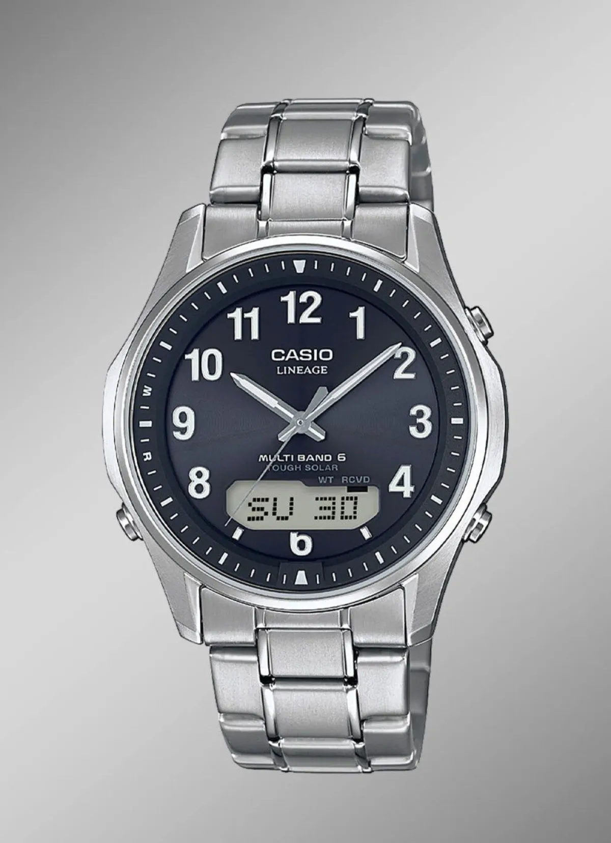 Herren CASIO Herrenuhr mit Titanbandgehäuse