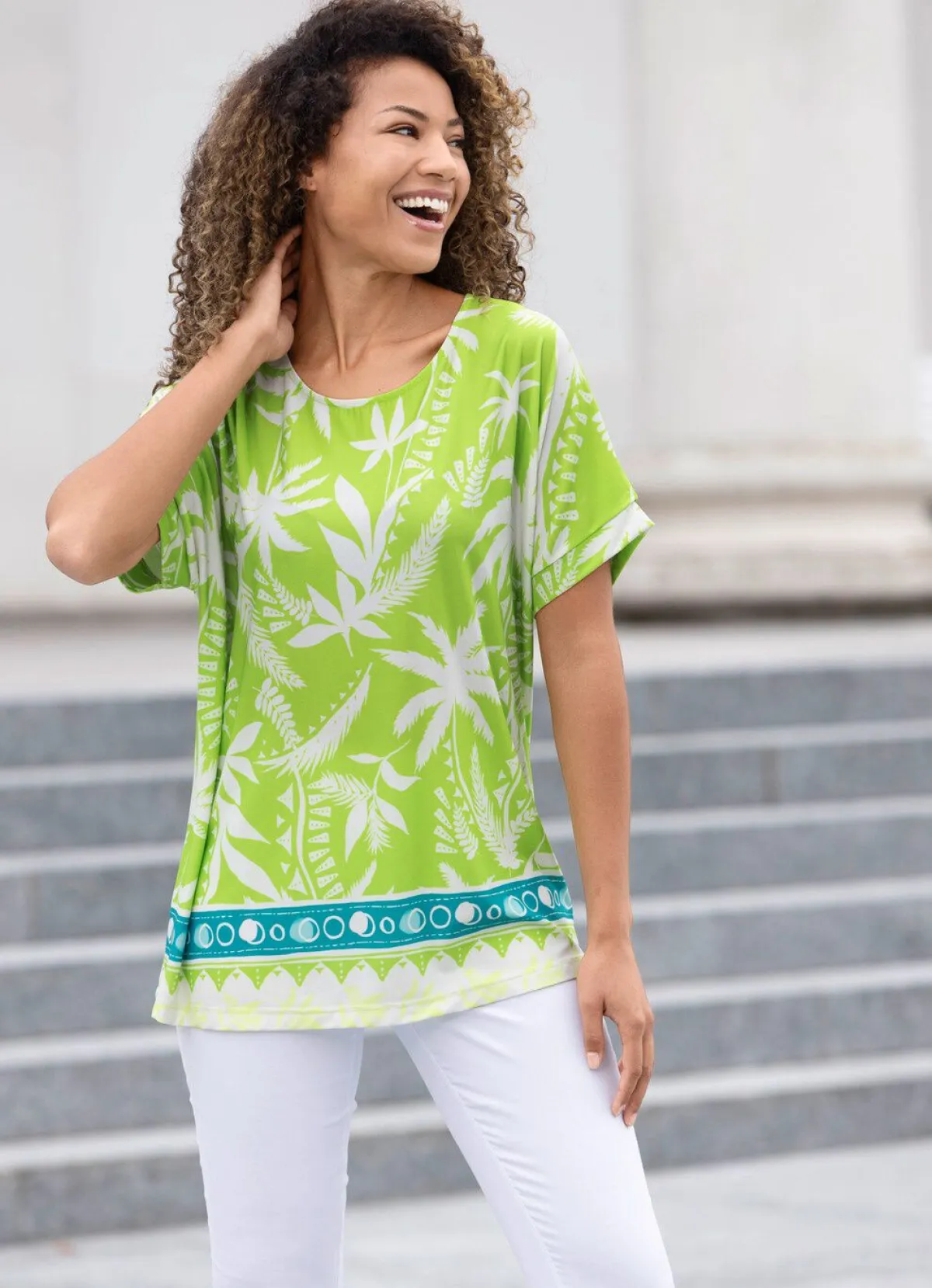Damen BADER Charmante Shirt-Tunika