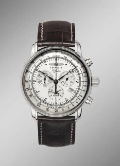 Herren ZEPPELIN Chronograph mit Lederband