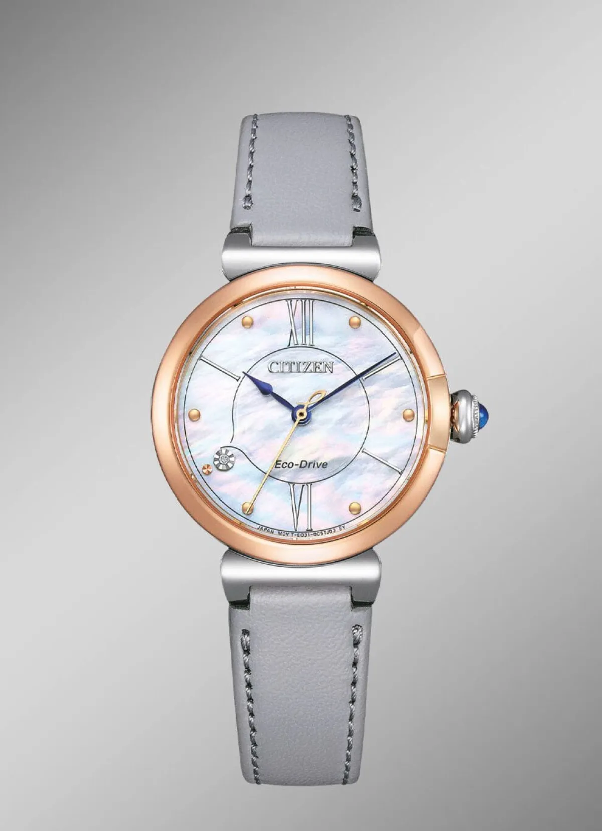 Damen CITIZEN EM1074-15D Solar-Damenuhr