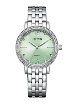 Damen CITIZEN Quartz-Damenuhr mit Edelstahlbandgehäuse