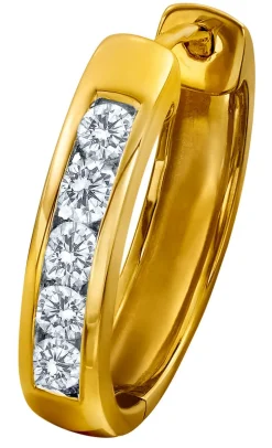 Damen BADER Creolen mit Brillanten