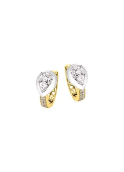 Damen BADER Creolen mit Brillanten und Diamanten