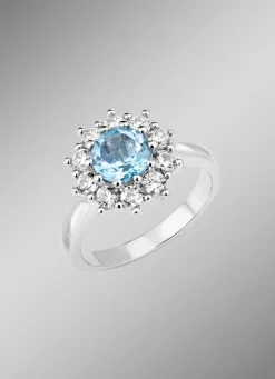 Damen BADER Damenring im Blumendesign