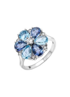 Damen BADER Damenring im Blumendesign