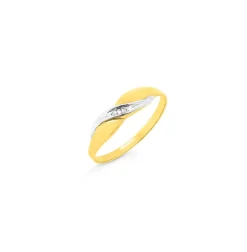 Damen BADER Damenring in Bicolor