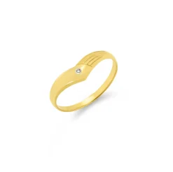 Damen BADER Damenring mit Diamant