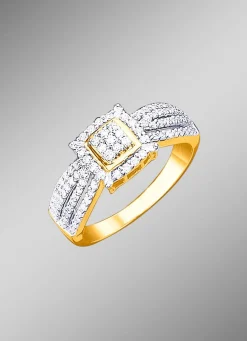 Damen BADER Damenring mit Diamanten
