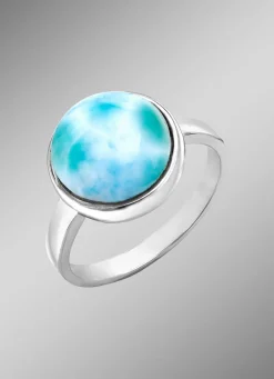 Damen BADER Damenring mit Larimar