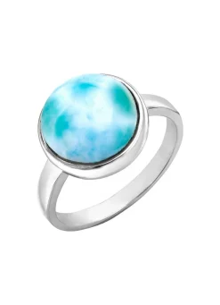 Damen BADER Damenring mit Larimar