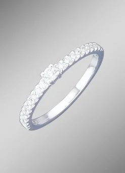 Damen BADER Damenring mit lupenreinen Brillanten