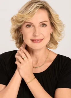 Damen BADER Damenring mit Meandermuster