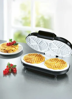 BADER Doppel-Waffeleisen für 2 Waffeln auf einmal