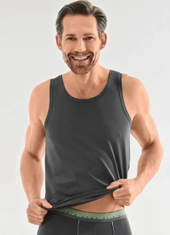 Herren brio Dreierpack Achselshirts aus Feinjersey
