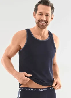 Herren brio Dreierpack Achselshirts aus Feinjersey