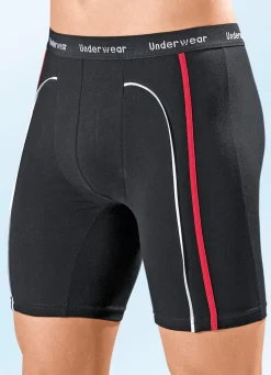 Herren BADER Dreierpack Longpants aus Feinjersey