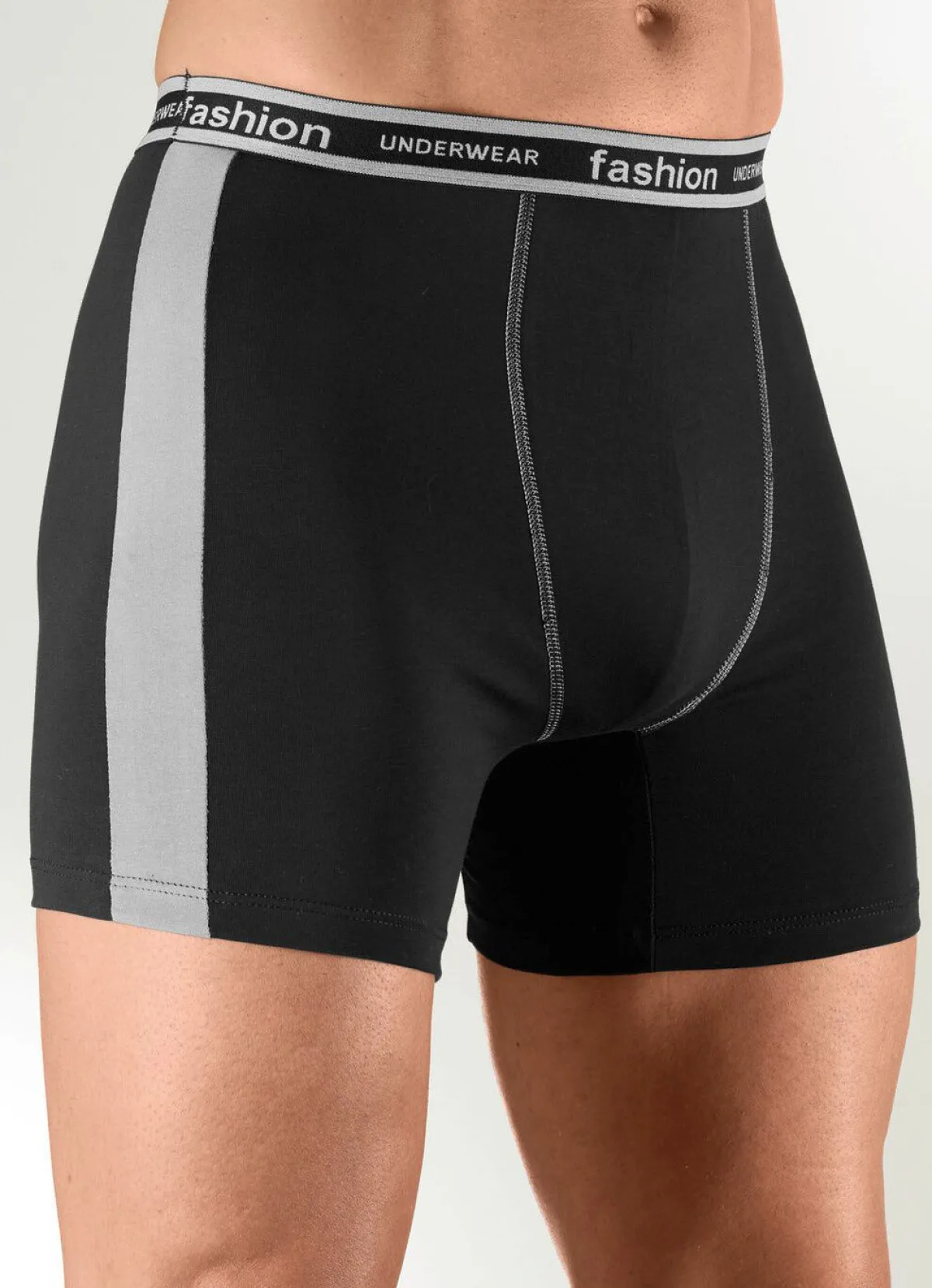 Herren BADER Dreierpack Pants mit seitlichen Einsätzen