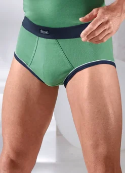 Herren BADER Dreierpack Slips aus Feinripp