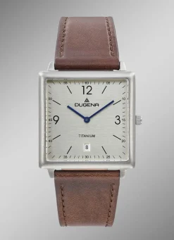 Herren DUGENA -Quartz-Herrenuhr mit robustem Titangehäuse