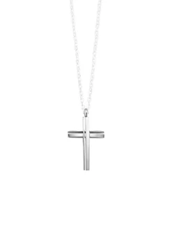 Herren BADER Durchbrochener Kreuz-Anhänger aus Edelstahl