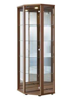 BADER Eck-Vitrine mit LED-Beleuchtung