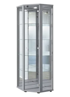 BADER Eck-Vitrine mit LED-Beleuchtung