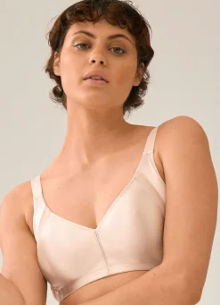 Damen BADER Edel glänzender Naturana BH