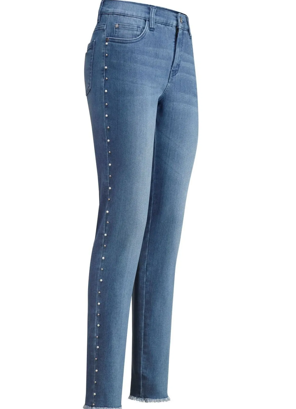 Damen BADER Edel-Jeans mit tollen Zierperlen