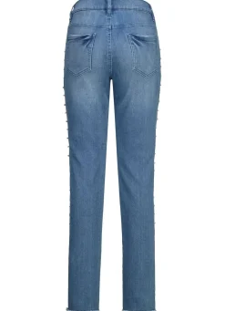 Damen BADER Edel-Jeans mit tollen Zierperlen