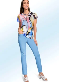 Damen ASCARI Edle Hose mit funkelnden Glitzersteinchen