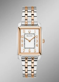 Damen BADER Elegante Bulova-Quartz-Damenuhr
