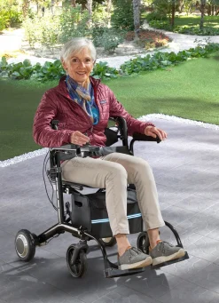 BADER Elektrischer Rollstuhl/Rollator 2-in-1
