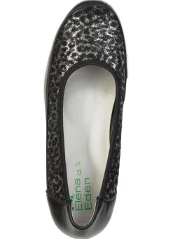 Damen ELENA EDEN , bequeme Damen-Ballerinas, Weite G, mit herausnehmbarem Fußbett