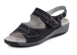 Damen ELENA EDEN , bequeme Damen-Sandalen, Weite G, mit herausnehmbarem Fußbett
